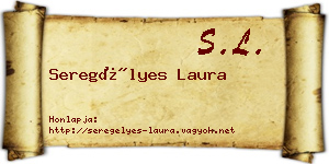 Seregélyes Laura névjegykártya
